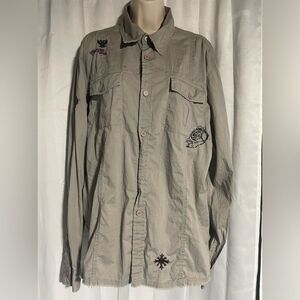 Buffalo by David Bitton embroidered shirt!